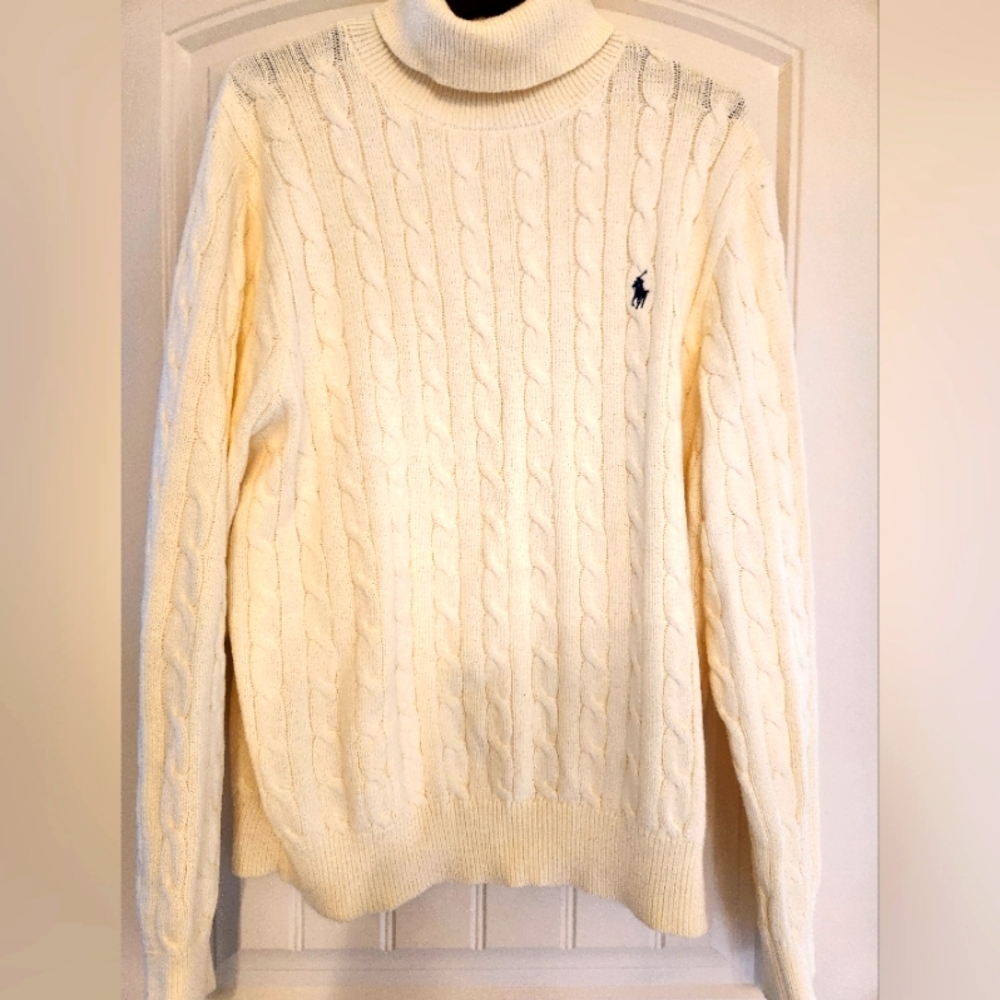 Mens Polo turtle neck sweater